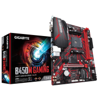 купить Материнская плата GIGABYTE B450M GAMING AM4 B450 PCI-E Dsub+DVI+HDMI GbLAN SATA RAID MicroATX 2DDR4 в Алматы фото 1