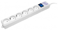 купить Сетевой фильтр Power Cube SPG(5+1)-16B-1,9М, 16А/3,5кВт, 1,9м, 6 розеток, белый в Алматы фото 2