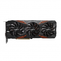 купить Видеокарта, Gigabyte, GTX1080 GAMING 8G (GV-N1080G1 GAMING-8GD) 4719331322168, GDDR5X, 256bit, DVI, HDMI, 3-DP, Windforce 3X Fan, Цветная коробка в Алматы фото 1