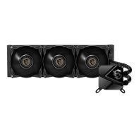купить Водяное охлаждение для CPU MSI MAG CORELIQUID P360. Socket Intel/AMD, 4pin, Fan 3x120см в Алматы фото 2