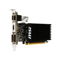 купить Видеокарта MSI GeForce GT 710, 1GB DDR3 64-bit 1xVGA 1xDVI 1xHDMI GT 710 1GD3H LP в Алматы фото 2