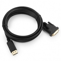 Купить Кабель DisplayPort->DVI Cablexpert CC-DPM-DVIM-1M, 1м, 20M/25M, черный. Алматы