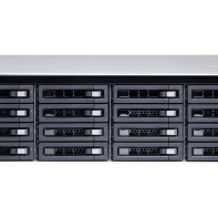 купить Сетевой RAID-накопитель, 16 отсеков 3,5*/2,5*, 2 порта 10 SFP+, стоечное исполнение, 2 блока питания. Intel Xeon E-2124 3,3 ГГц (до 4,3 ГГц ), 16 ГБ DDR4 ECC. Направляющие в комплект поставки не входят. в Алматы фото 1