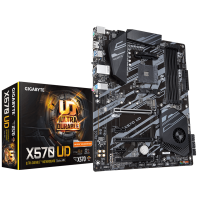 купить Материнская плата, Gigabyte, X570 UD (4719331806743), AM4, X570, 4xDDR4 2933, 6xSATA3, 1xM2.0, Raid, 1xHDMI, 2xPCI-Ex16, 2xPCI-Ex1, ATX в Алматы фото 1