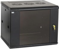 купить ITK LWR5-12U66-GF ITK Шкаф LINEA W 12U 600x600 мм дверь стекло, RAL9005  в Алматы фото 1