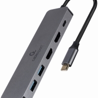 Купить Конвертер Cablexpert USB Type-C 3-in-1 multi-port adapter (Hub   HDMI   PD) A-CM-COMBO3-03 Алматы
