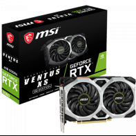 купить Видеокарта MSI GeForce RTX2060, 6GB GDDR6 192-bit 1xHDMI 3xDP RTX 2060 VENTUS XS 6G OC в Алматы фото 1