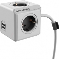 купить Разветвитель Allocacoc PowerCube Extended USB с кабелем 3М <EU розетка, 3680W, 16A/250V> в Алматы фото 1