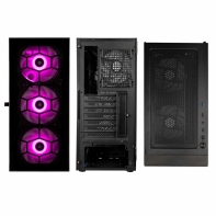 купить Корпус ПК без БП Kolink Observatory HF Glass ARGB Midi Tower Case - Black PGW-CH-KOL-109 в Алматы фото 3