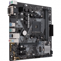 купить Материнская плата ASUS PRIME B450M-K, Socket AM4, 2xDDR4 (3466OC)  4xSATA3 RAID 1xM.2 3xPCIe3.0/2.0x16, 2xPCIe2.0x1 1xDVI-D, 1xD-Sub, 1xLAN, 6xUSB3.1, 2xPS/2 mATX в Алматы фото 2