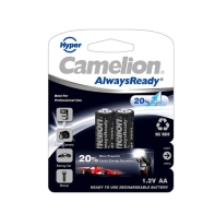 Купить Аккумулятор CAMELION AlwaysReady "Hyper" Rechargeable Ni-MH NH-AA2000HPBP2 2 шт. в блистере Алматы