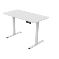 купить Стол регулируемый FlexiSpot FQ2-WW-1260, ДСП, металл, пластик, рег. высоты, 120х75-110х60 см, White в Алматы фото 1