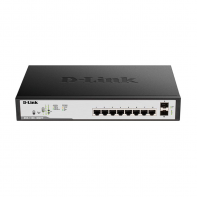 купить D-Link DGS-1100-10MPP/C1 Настраиваемый L2 коммутатор с 8 портами 10/100/1000Base-T и 2 портами 1000B в Алматы фото 2