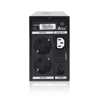 купить UPS SVC V600-L, 600VA, 360W, 1x12V/7.5Ah,  AVR 165-275 V, 2+1 розет. в Алматы фото 3