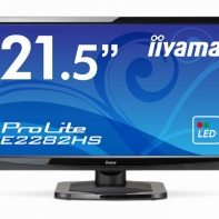 купить Монитор LCD 21.5** 16:9 1920х1080 TN, nonGLARE, 250cd/m2, H170&deg;/V170&deg;, 1000:1, 80M:1, 16.7M Color, 1ms, VGA, HDMI, DVI, Tilt, Speakers, 3Y, Black в Алматы фото 1