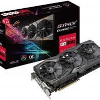 купить Видеокарта ASUS AMD Radeon RX 580 8Gb 256bit GDDR5 DVI HDMI DP HDCP ROG-STRIX-RX580-O8G-Gaming в Алматы фото 1
