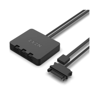 купить Комплект вентиляторов для корпуса NZXT F 140 RGB Core,14сm,4pin,500-1500 rpm,90.79CFM,34.48dB, Black в Алматы фото 3