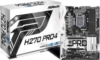 купить Материнская плата ASRock H270 PRO4, LGA1151, INTEL H270, 4xDDR4 (2400), 6xSATA3 6Gb/s, 1xUltraM.2, 1xM2, Intel HD Graphics, 2xPCI-E3.0x16, 3xPCI-E 3.0x1, 1xPCI, Supports AMD Quad CrossFireX&trade; and CrossFireX&trade;, 1xD-Sub, 1xDVI, 1xHDMI, 6xUSB3.0, 7.1CH Au в Алматы фото 1