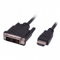 купить Кабель HDMI-DVI RITMIX RCC-154 , 1.8m, 18+1, single link, CCS, никелированный в Алматы фото 1