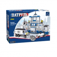 Купить Игровой конструктор, Ausini, 23701, Патруль, Штаб полиции, 449 деталей, Цветная коробка Алматы