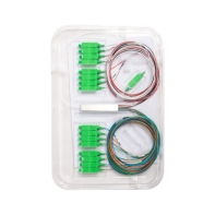Купить Сплиттер оптоволоконный PLC А-Оптик 1х16 SC/APC 1,5m SM (PLC splitter G657A1 SC/APC 1/1) Алматы