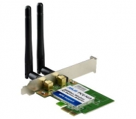 купить Сетевая карта, ASUS, PCE-N15, 2,4 ГГц, 300 Мбит/с, 19 dBm, 2x R SMA внешние антенны в Алматы фото 3