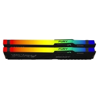 купить ОЗУ Kingston Fury Beast RGB 32Gb (16x2) 5600MHz DDR5 DIMM, CL40, 1.1v,  KF556C40BBAK2-32 в Алматы фото 2