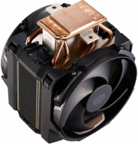 купить Вентилятор для CPU CoolerMaster MASTERAIR MAKER 8, 4 pin (PWM), 8-24 dBA, 600-1800 RPM, 250W, LGA2011-v3/2011/2066/1366/ 1156/1151/1155/1150/775/ AM4/AM3+/AM3/AM2+/FM2+/FM2/FM1, Динамический подшипник, Паровая камера 3D, 8 тепловых трубок, Алюминиевы в Алматы фото 3