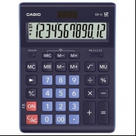 купить Калькулятор настольный CASIO GR-12-BU-W-EP синий в Алматы фото 1