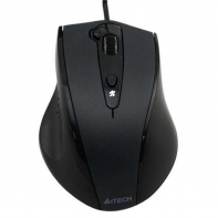 купить Мышь A4tech N-810FX BLACK Оптическая USB 1600 dpi <Cable 150cm> в Алматы фото 2