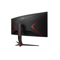 купить Монитор Игровой 34" AOC CU34G2XP/BK/01 VA 3440x1440 180Hz 420 cd/m2 Curved 4000:1 1мс 2 x HDMI 2 x DP в Алматы фото 3