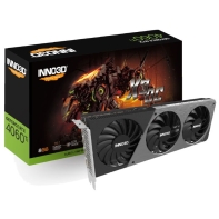 купить Видеокарта Inno3D GeForce RTX4060 Ti 8GB X3 OC, 8G GDDR6 128-bit HDMI 3xDP N406T3-08D6X-171153L в Алматы фото 2