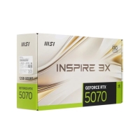 купить Видеокарта MSI GeForce RTX 5070 12G INSPIRE 3X, 12Gb GDDR7 192-bit 1xHDMI 3xDP G5070-12I3 в Алматы фото 5