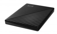 купить Внешний жесткий диск 1Tb, WD My Passport, WDBYVG0010BBK-WESN, ext power via USB, black, USB 3.0 в Алматы фото 2