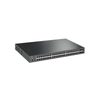 купить Коммутатор PoE+ управляемый GbE 48-портовый Tp-Link SG3452P <JetStream™ 48 портов GbE PoE+ 802.3af/at (max 30W на порт), 4 гигабитных SFP-слота, коммутационная матрица 104 Гбит/с, консольный порт управления, бюджет мощности PoE 384W, интеграция с Oma в Алматы фото 2