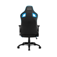купить Кресло геймерское Sharkoon Elbrus 2, регулировка высоты, подлокотник, 150 кг, Black-Blue в Алматы фото 3
