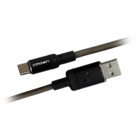 купить Кабель Crown USB - USB Type-C CMCU-010C black в Алматы фото 1