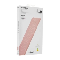 купить LOGITECH Keys-To-Go Bluetooth Portable Keyboard - BLUSH PINK - RUS в Алматы фото 3