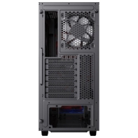 купить Корпус ПК без БП GameMax Precision Black <MATX, 1x120FAN, 1x140COC> в Алматы фото 2