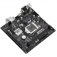 купить Материнская плата ASRock H370M-HDV iH370 LGA1151 2xDDR4 4xSATA3 1xUM.2 D-Sub DVI HDMI mATX в Алматы фото 3