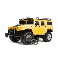 купить Радиоуправляемая машина, RASTAR, 28600Y, 1:6, HUMMER H1 SUV, Пластик, 40 Mhz, Жёлтый в Алматы фото 1