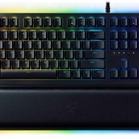 купить Клавиатура, Razer, Huntsman, RZ03-02521100-R3R1, Игровая, Оптико-механические переключатели Razer, Программируемые клавиши, USB, Подсветка Chroma 16.8 млн цветов с эффектами, Размер: 181,5*484*42 мм., Анг/Рус, Чёрный в Алматы фото 1