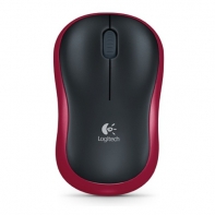 Купить Мышь беспроводная Logitech M185 Red (красная, оптическая, 1000dpi, 2.4 GHz/USB-ресивер) Алматы