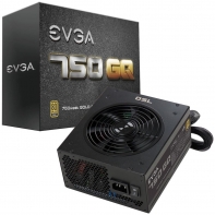 купить Блок питания ATX 750W EVGA 750 GQ, Active PFC, вентилятор 13.5 см, 80+ GOLD Semi modular 210-GQ-0750-V2 в Алматы фото 1