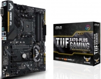 купить Материнская плата ASUS TUF X470-PLUS GAMING, Socket AM4, 4xDDR4 (3200 O.C.), 6xSATA3 Raid, 2xM.2, 2xPCIe3.0/2.0x16, 3xPCIe2.0 x1, 1xDVI, 1xHDMI, 5xUSB3.1, 2xUSB2.0, 1xRG45, 1xPS/2, AURA RGB ATX в Алматы фото 1