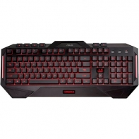 купить Игровая клавиатура ASUS CERBERUS KEYBOARD LED backlit, splash-proof, 12 macro keys, rubberized feet в Алматы фото 1