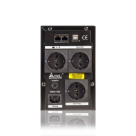 купить UPS SVC V1500-F, 1500 VA, 900W, 2х12V/9Ah,  AVR 165-275 V, USB, Line в Алматы фото 3