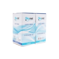 купить Кабель SkyNet Light CSL-UTP-2-CU, UTP indoor 2x2x0.46, медный, FLUKE TEST, кат.5e, однож., 305м, box, серый в Алматы фото 3