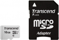 Купить Карта памяти MicroSD 16GB Class 10 U1 Transcend TS16GUSD300S-A Алматы