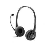 купить Наушники HP Stereo USB T1A67AA, 32 Ом, mini jack 3.5 mm combo, регулятор громкости, черный в Алматы фото 1